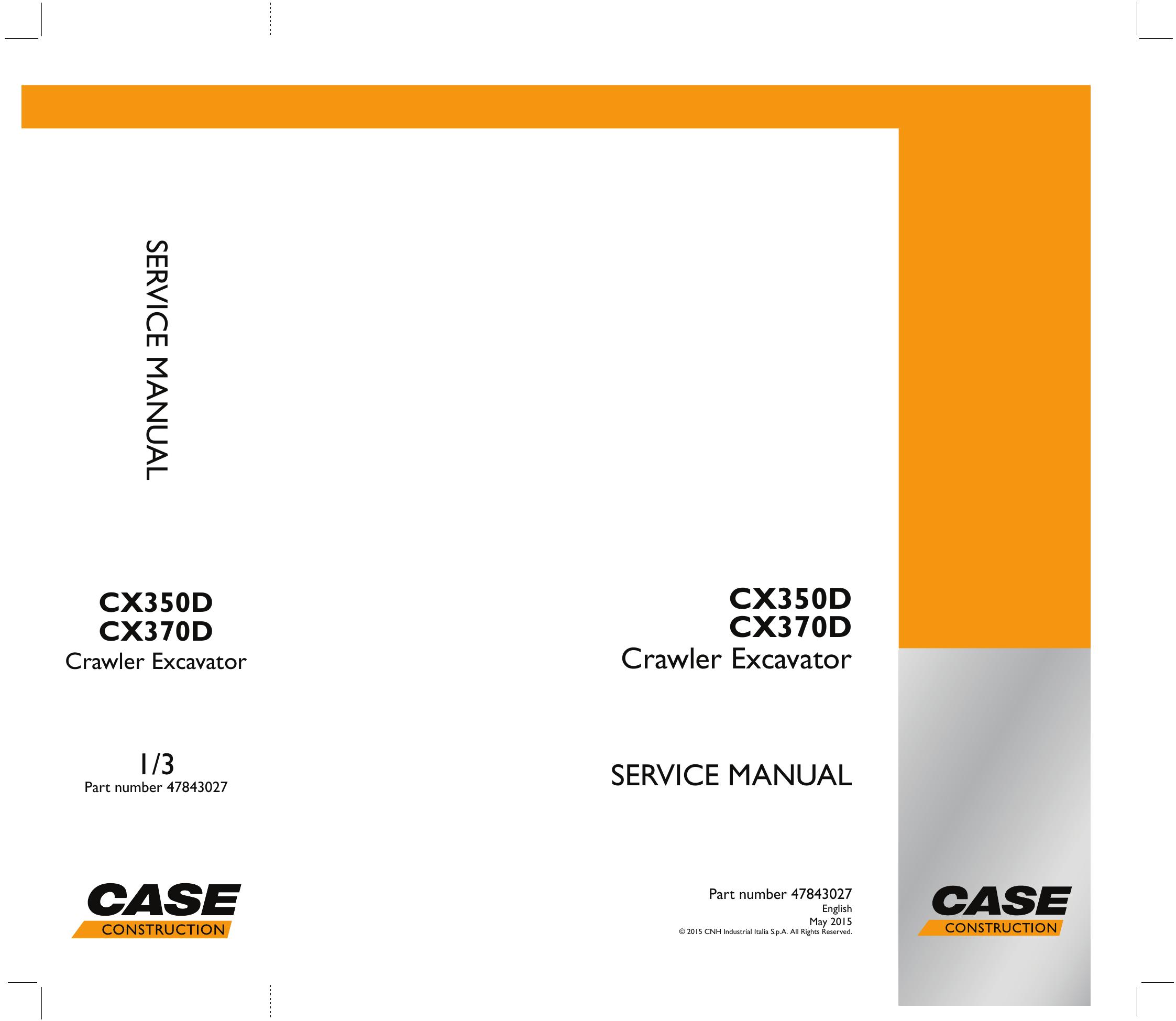 CX350D CX370D SERVICE MANUAL